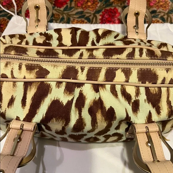 FLASH SALE🔥🔥🔥ABSOLUTELY GORGEOUS VINTAGE CHRISTIAN DIOR LEOPARD BAG💗💗💗 - Picture 15 of 17